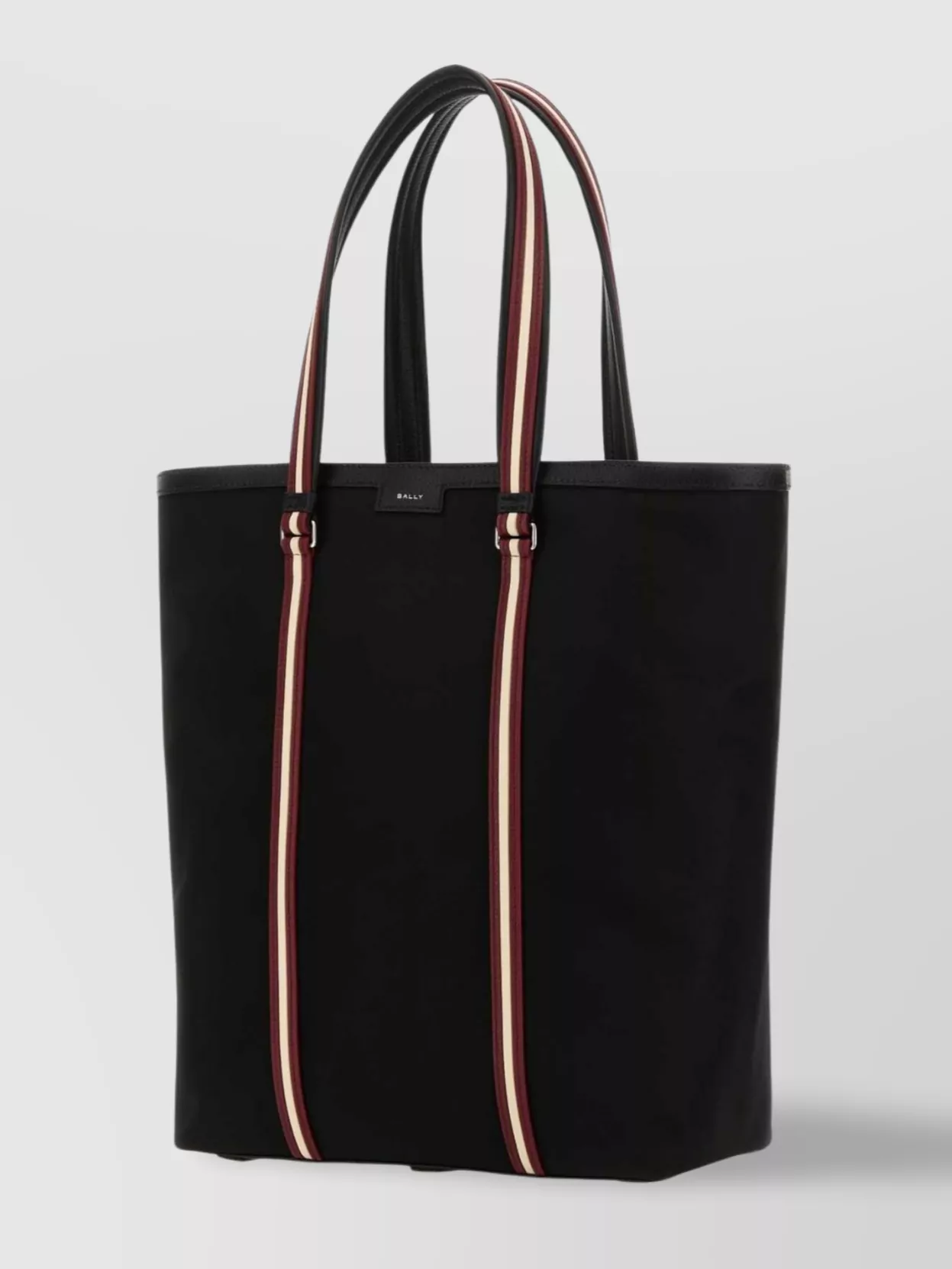 Shop Bally Striped Straps Tote Silhouette Shopping Bag