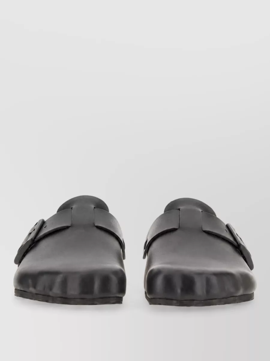 Balenciaga Leather Sunday Mules