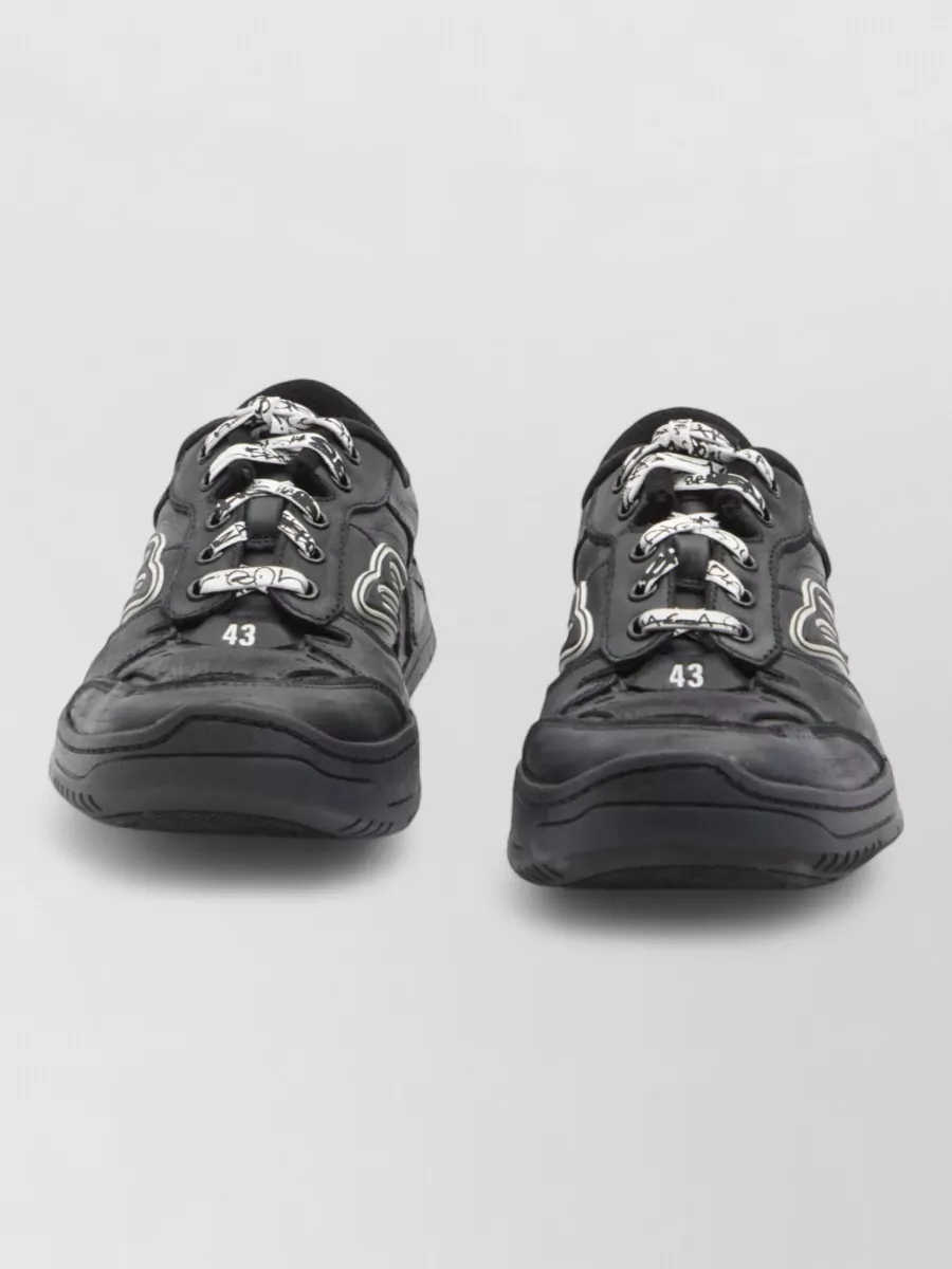 Balenciaga Leather Low-Top Sneakers