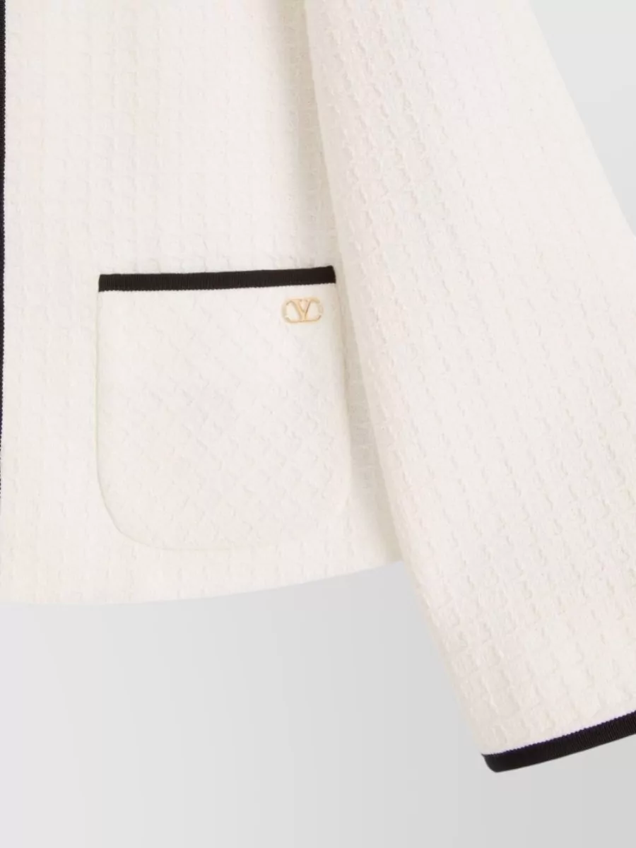 Valentino Cotton Tweed Jacket