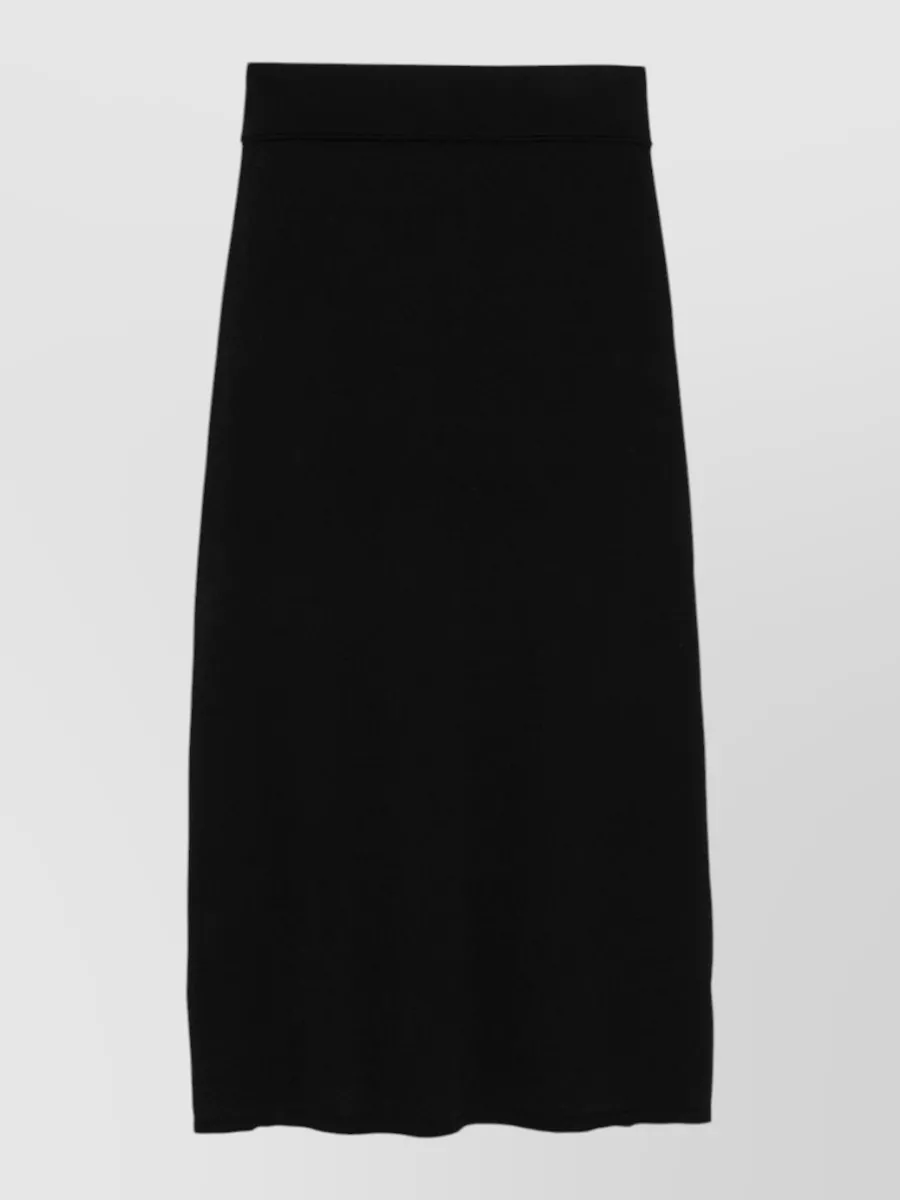 Totême cashmere-blend fine-knit high-rise maxi skirt