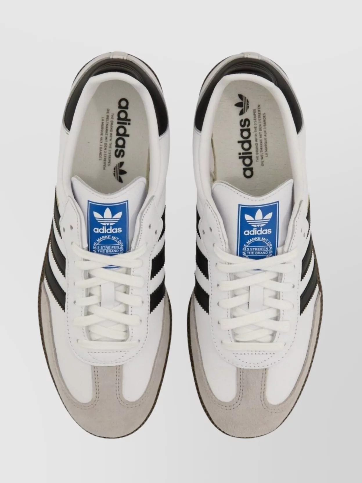 Adidas Originals "Samba" Low-Top Sneakers Contrast Stripes
