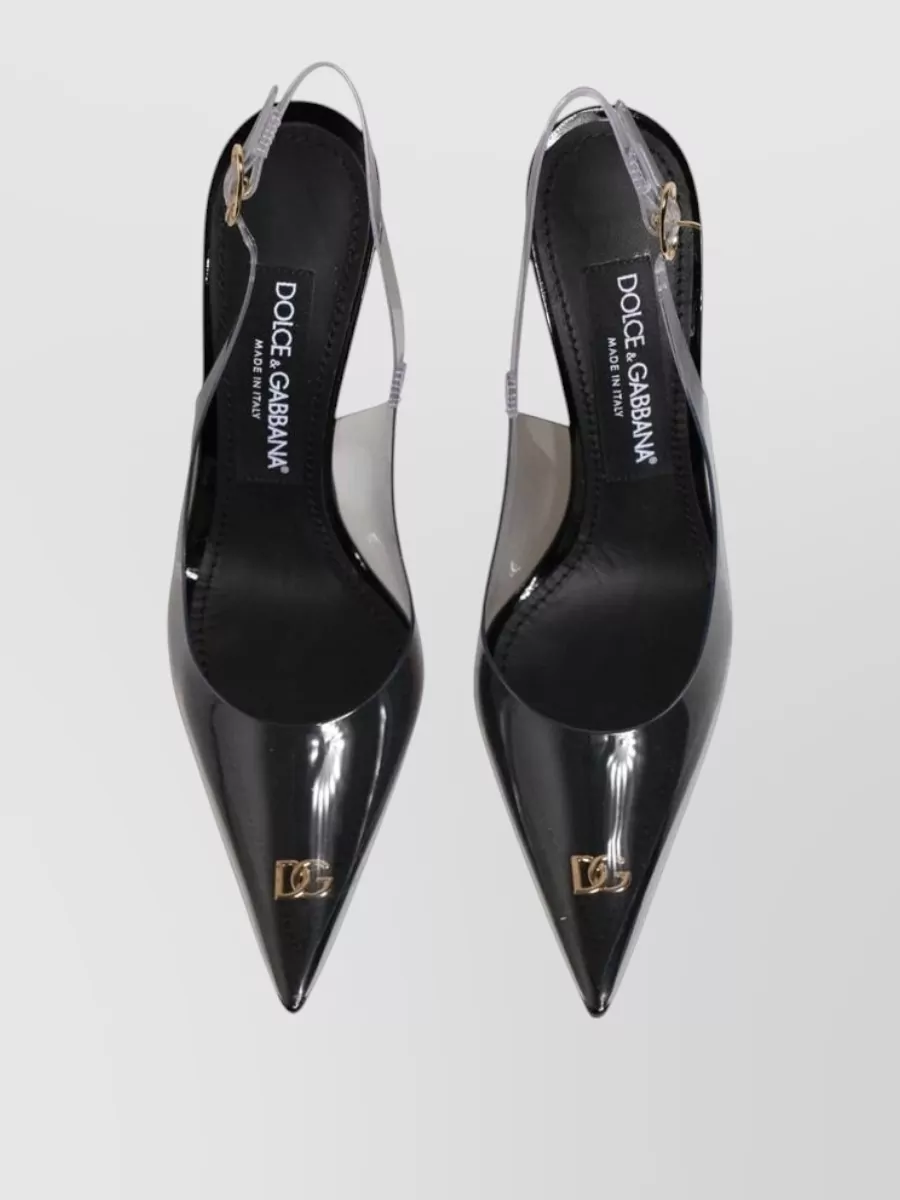 Dolce&Gabbana Leather Slingback Pumps