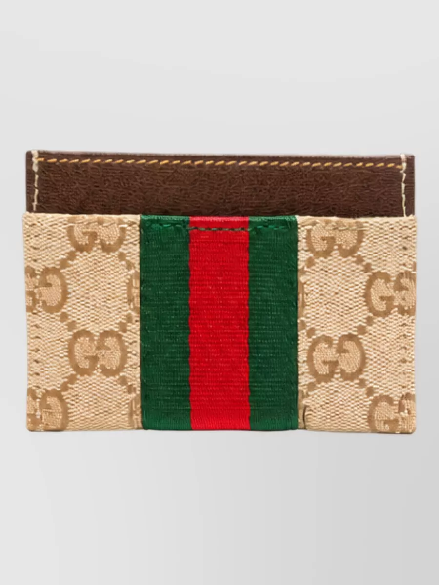 Gucci logo-print card holder