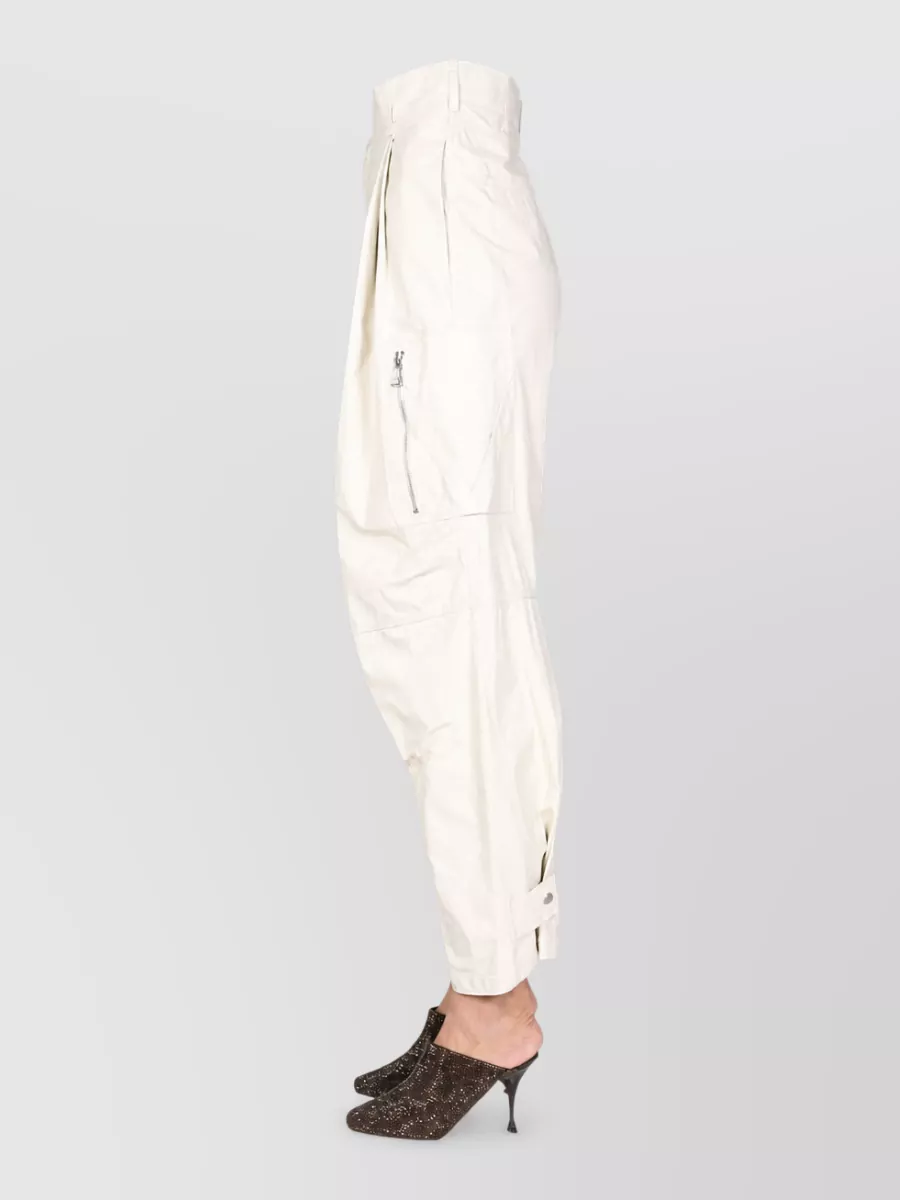 Bottega Veneta Leather Cargo Pants