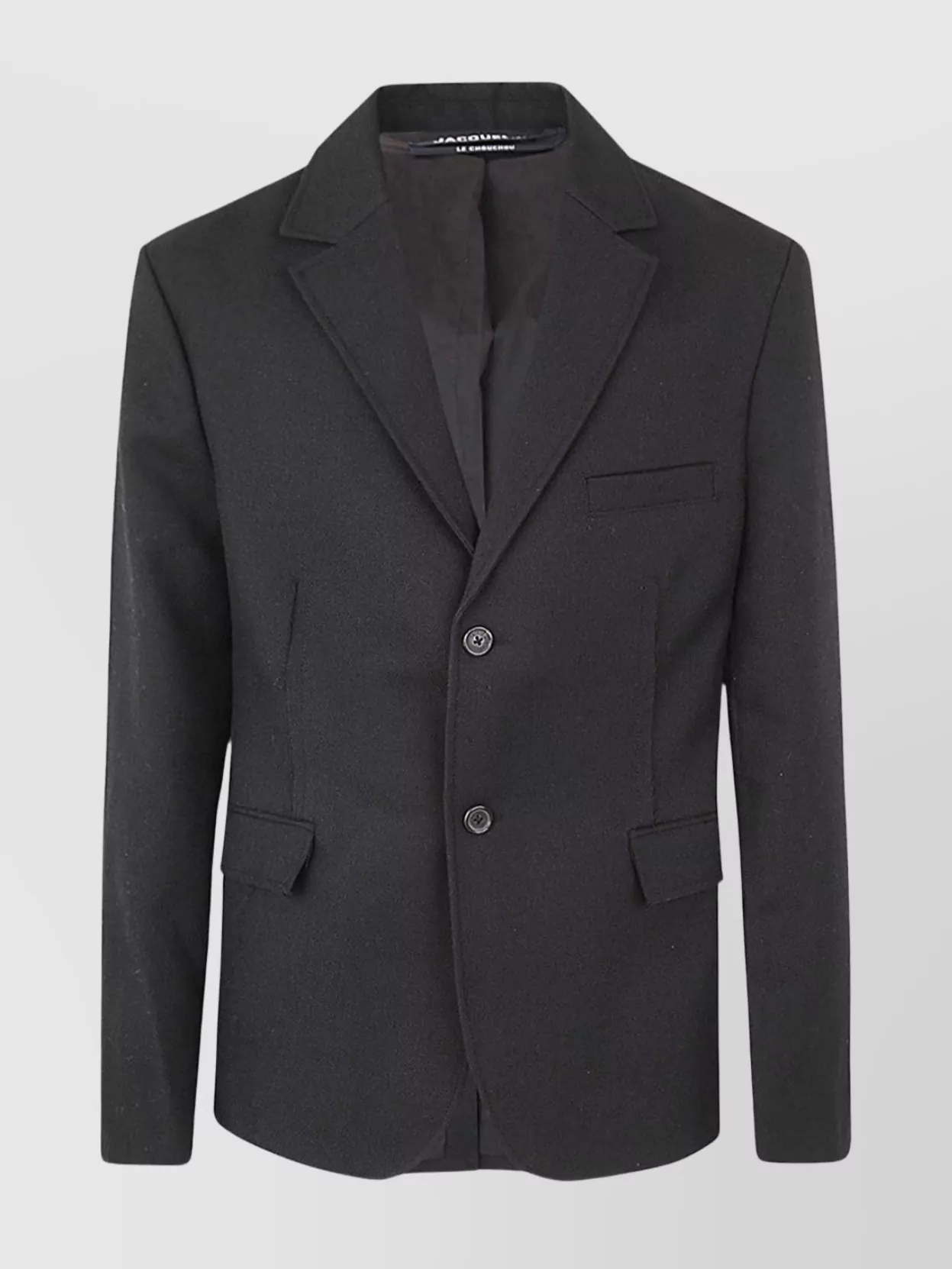 Jacquemus Disgreghi Jacket Featuring Flap Pockets In Blue