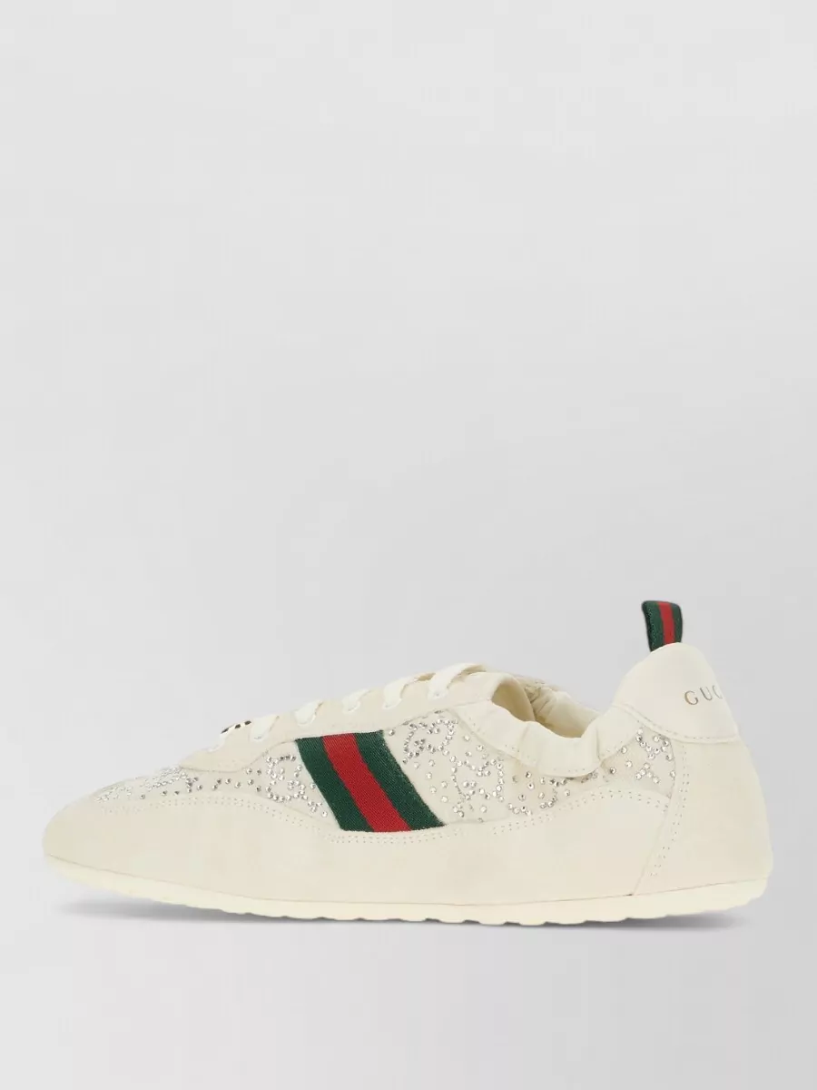 Gucci Leather Low-Top Sneakers