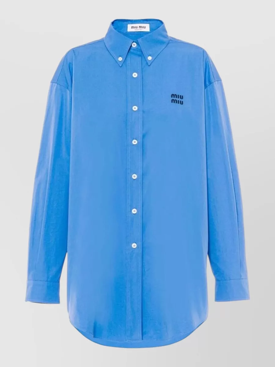 Miu Miu Oversized Poplin Shirt