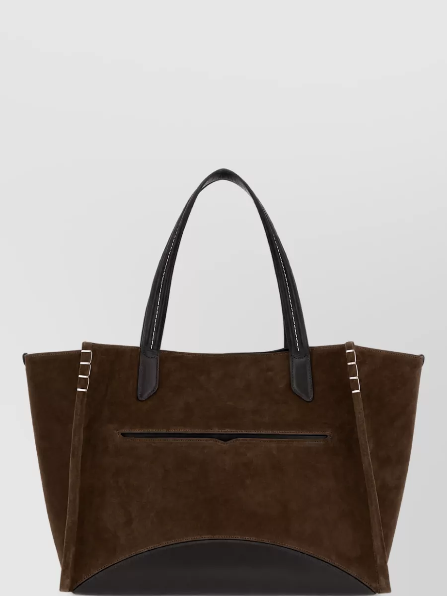 JW Anderson Loafer bag suede leather tote bag