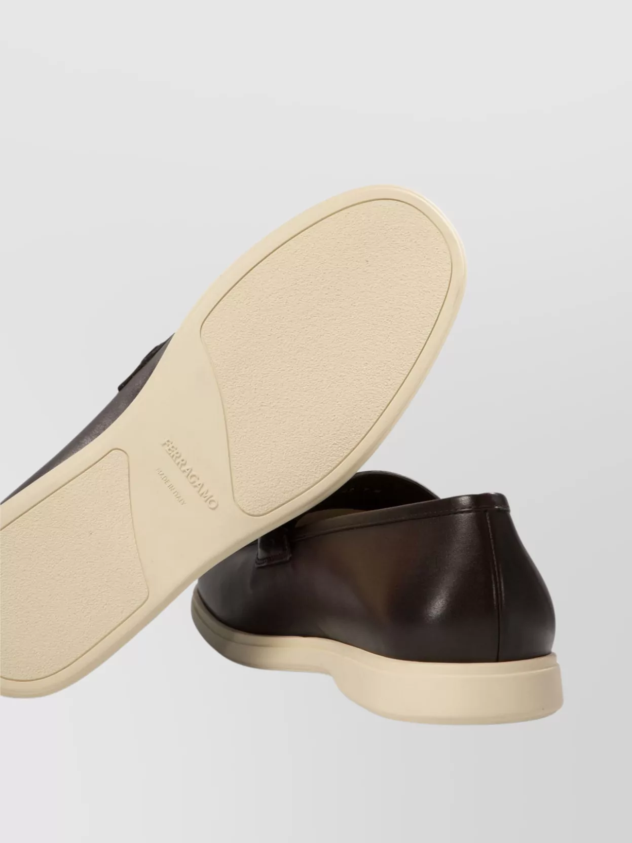 Ferragamo Loafers Metal Hardware Rubber Sole