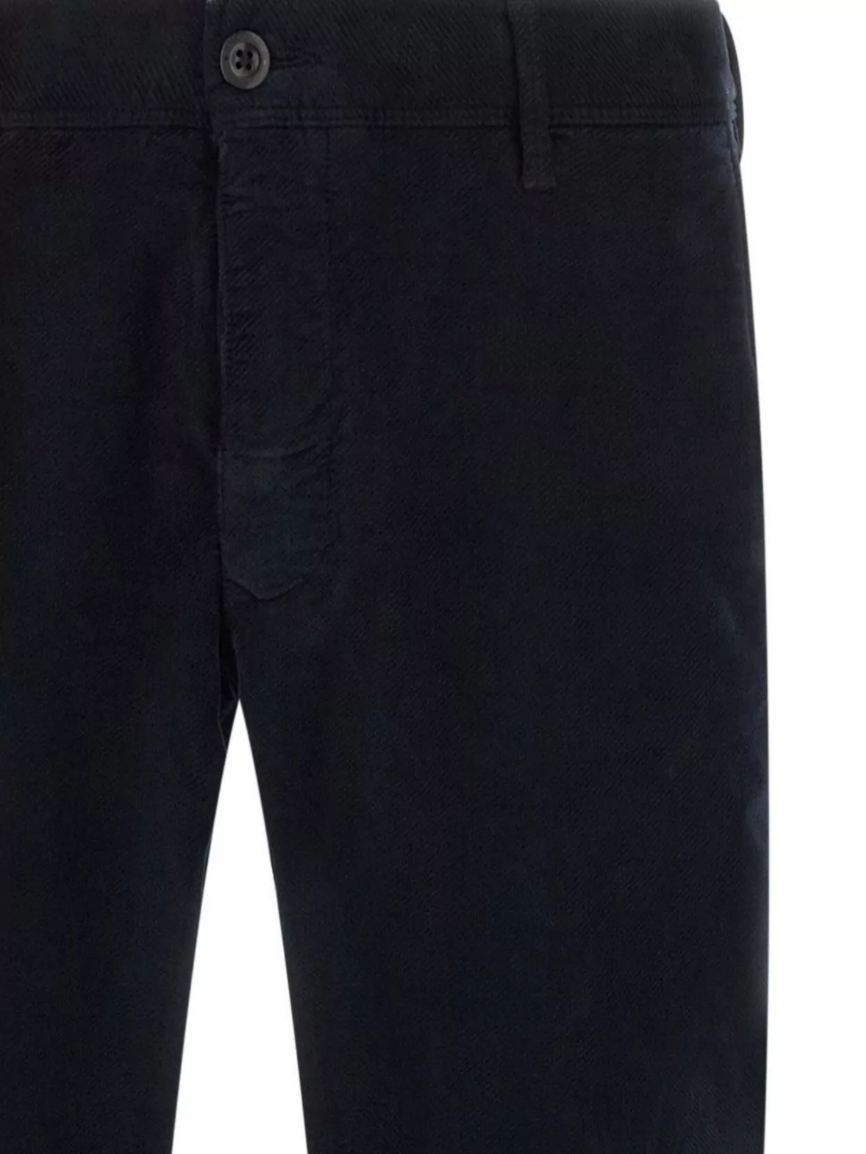 Incotex Luxe Velvet Trousers With Pockets And Loops