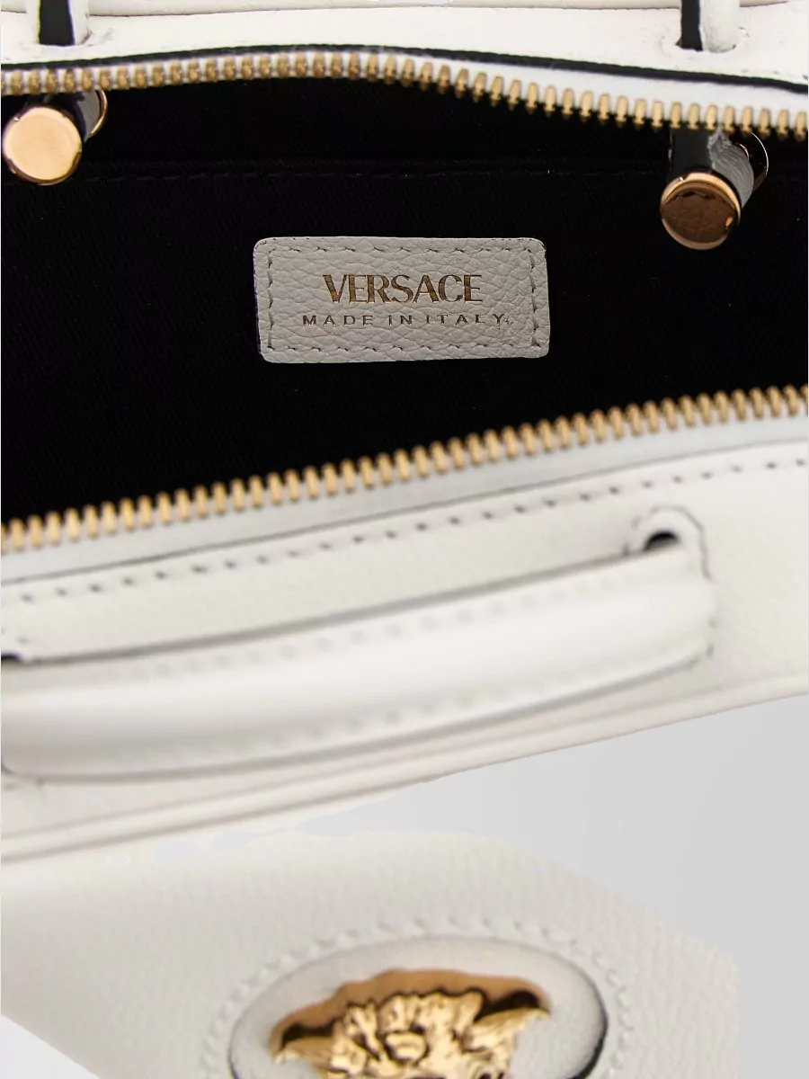 Versace Medusa Crossbody Bag Detachable Strap Top Handle