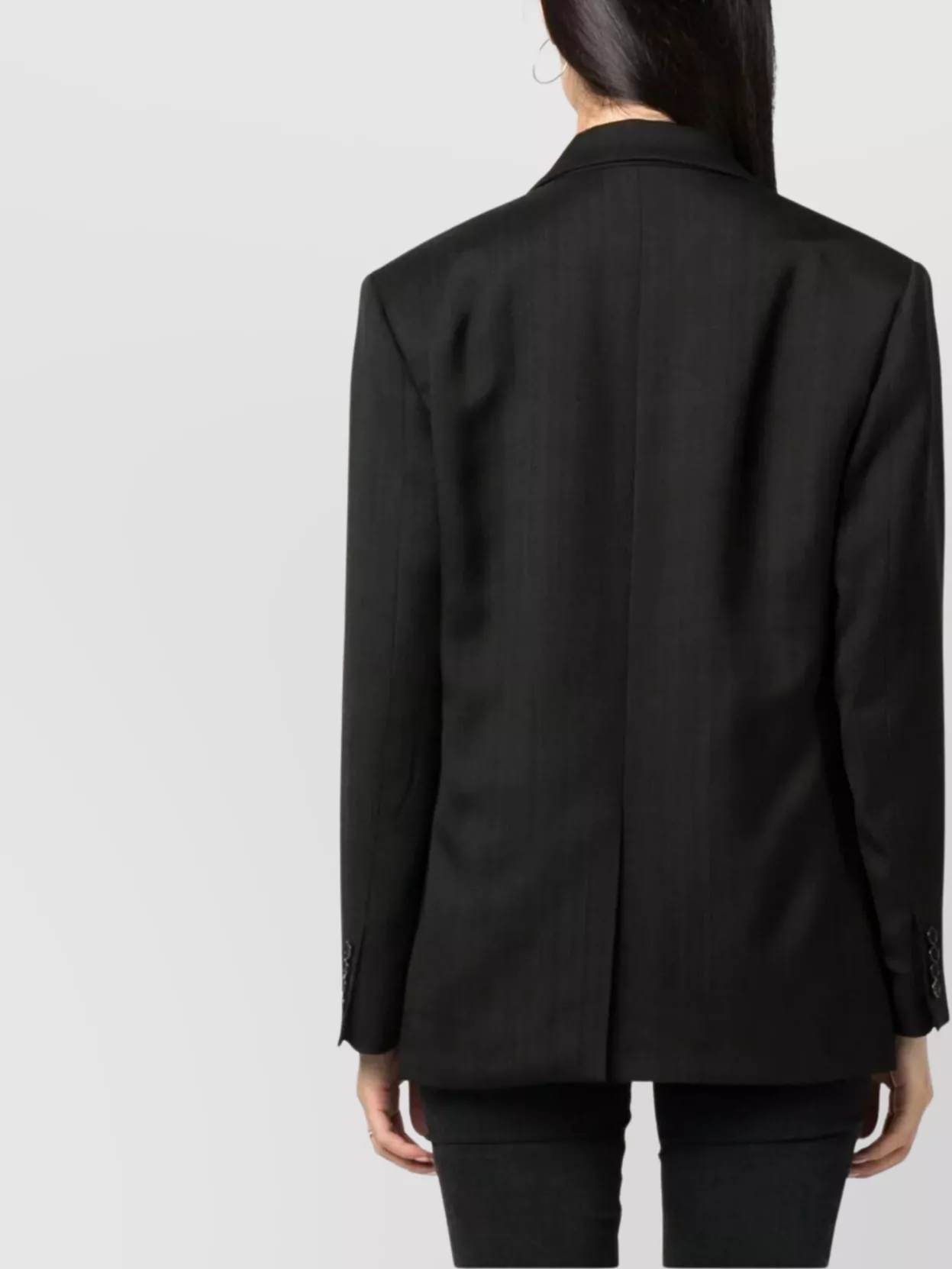 Msgm Single-Breasted Jacket With Notched Lapels And Front Pockets