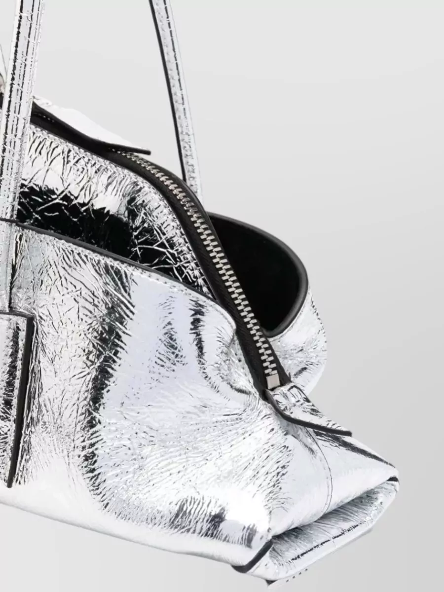 The Attico Small Leather Shoulder Bag