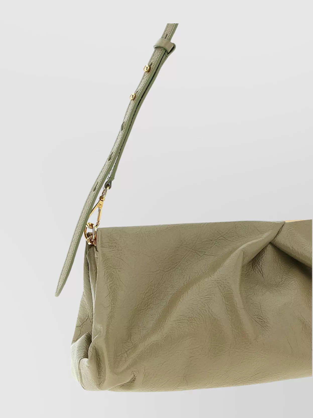 Dries Van Noten Large Textured Clutch Adjustable Strap