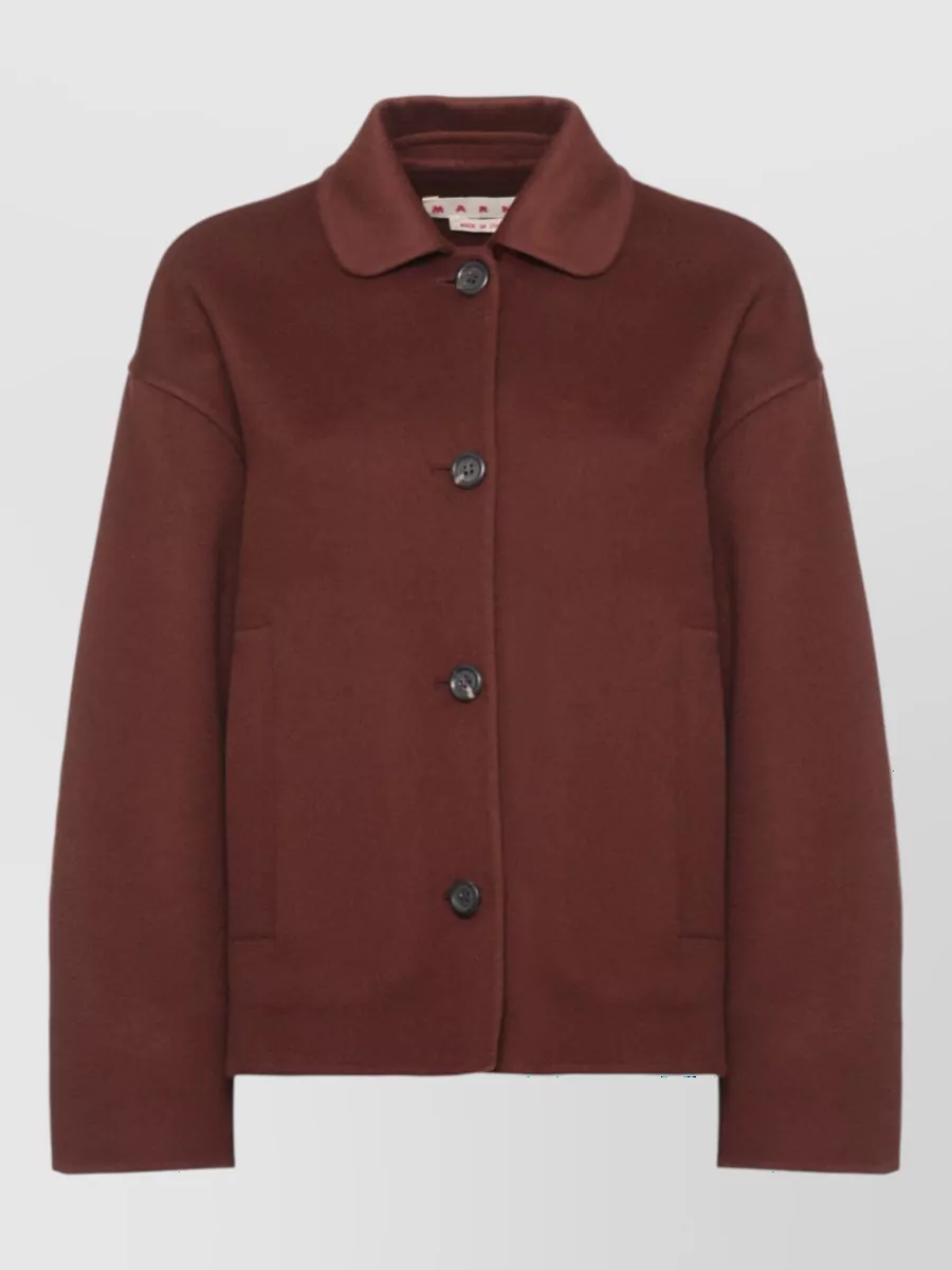 Marni cashmere single breasted coat