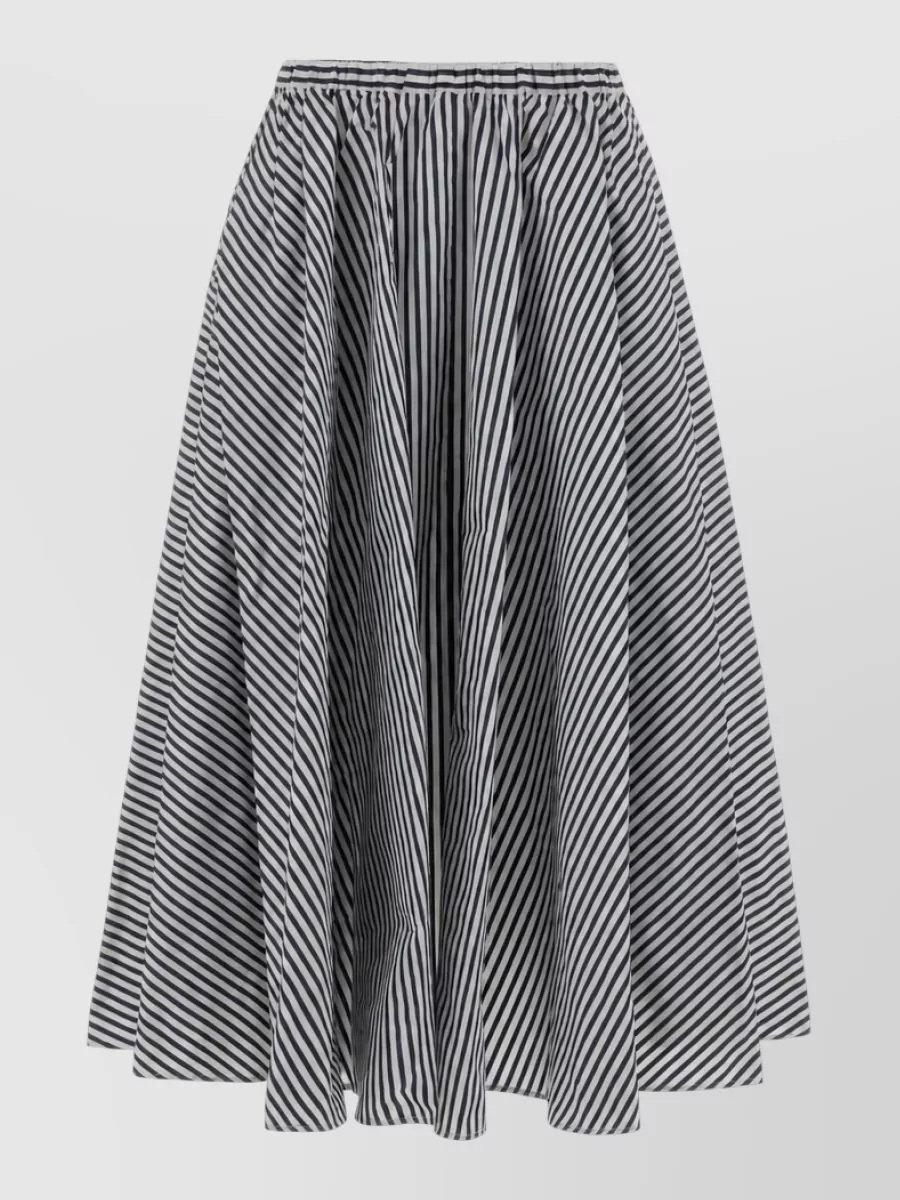 Patou embroidered full skirt