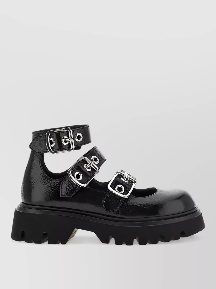 Vivienne Westwood Leather Bacchus Mary Jane Boots