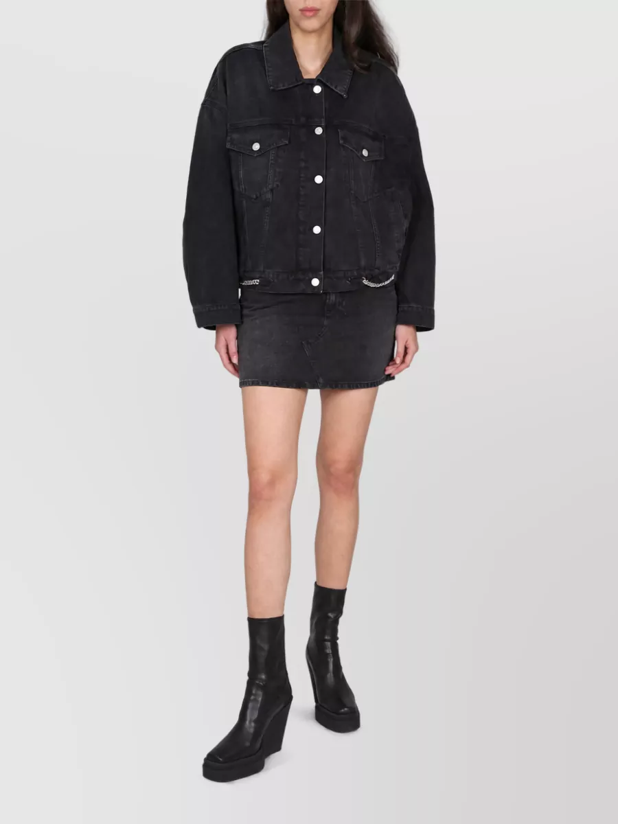 Stella Mccartney Metal Fitted Skirt