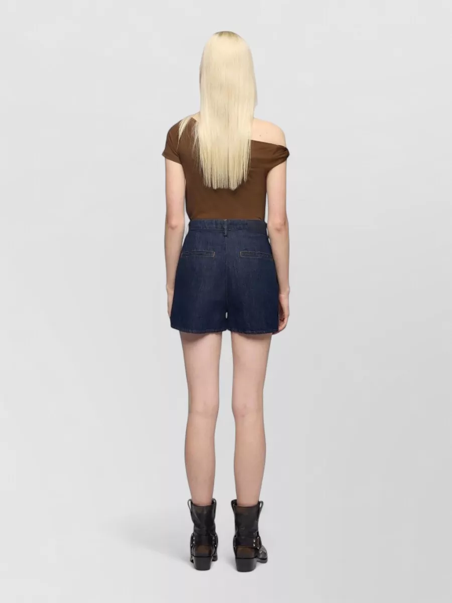 7 For All Mankind Denim Knee-Length Shorts