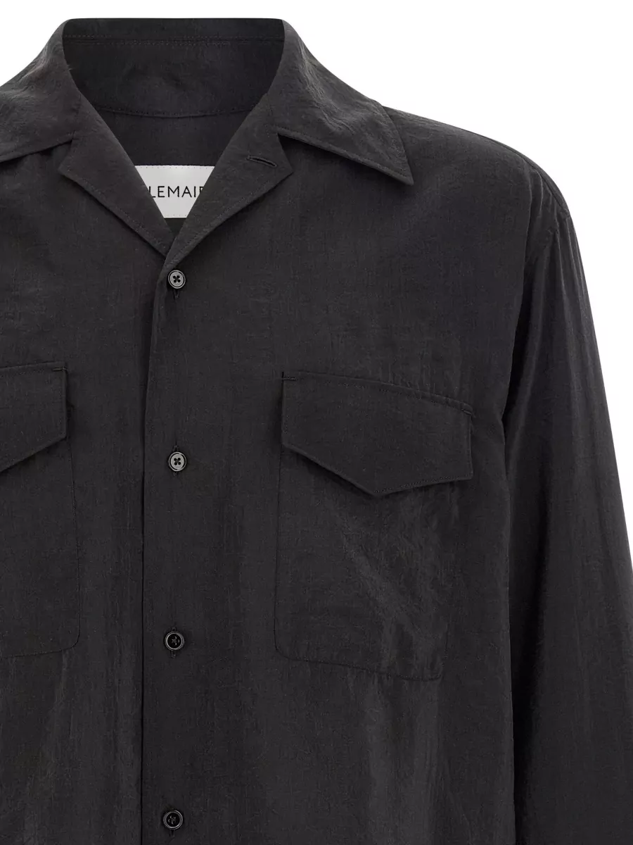 Lemaire Silk Long-Sleeve Shirt