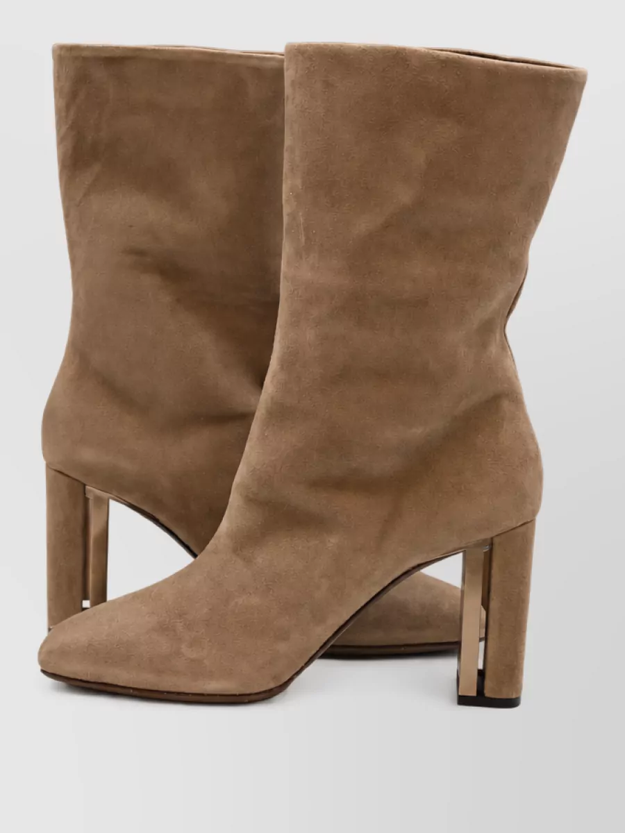 Vic Matie suede leather ankle boots