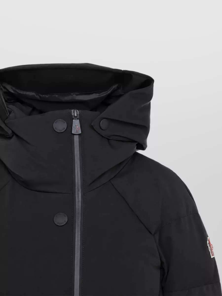 Moncler Grenoble Down hooded belted puffer jacket