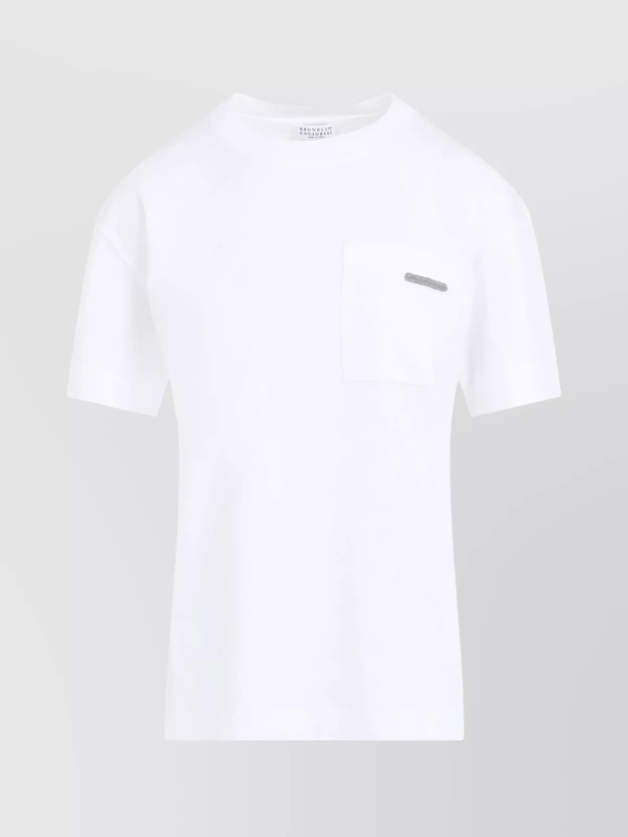 Brunello Cucinelli Chest Pocket Round Neck Short Sleeve T-Shirt