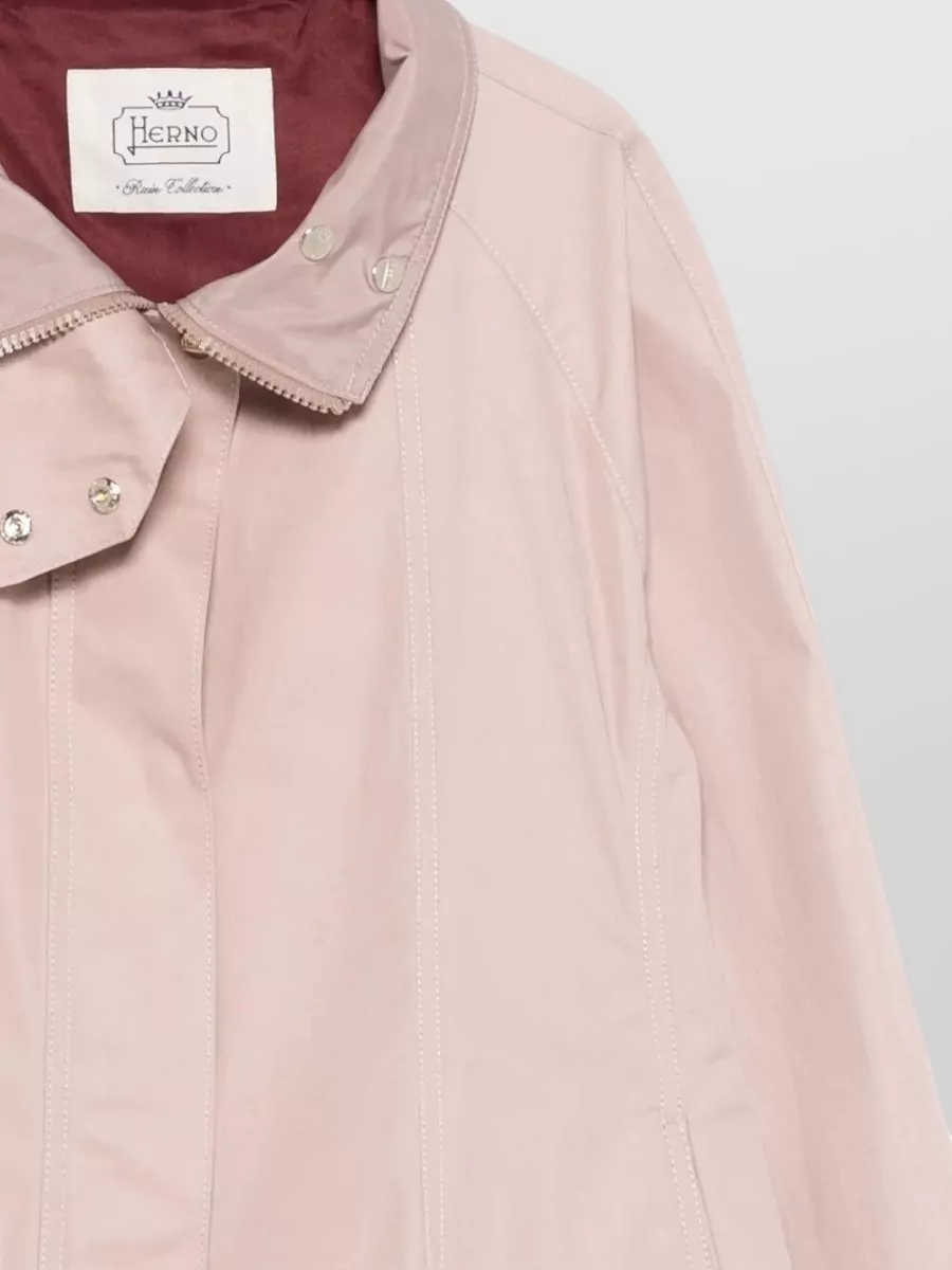 Herno Hooded Cape Techno Taffeta Waterproof