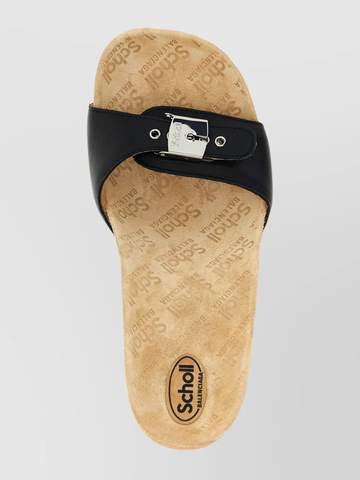 Balenciaga Scholl Collaboration Sandals Buckle Detail