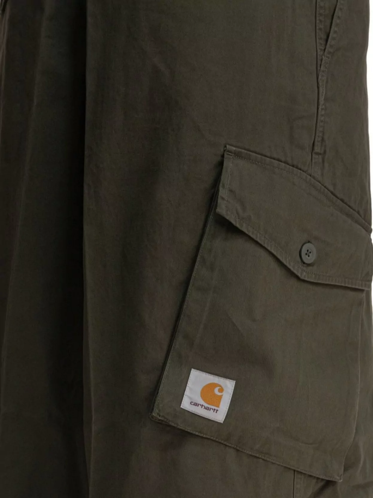 Carhartt Utility Trousers With Cargo And Side Pockets In Green