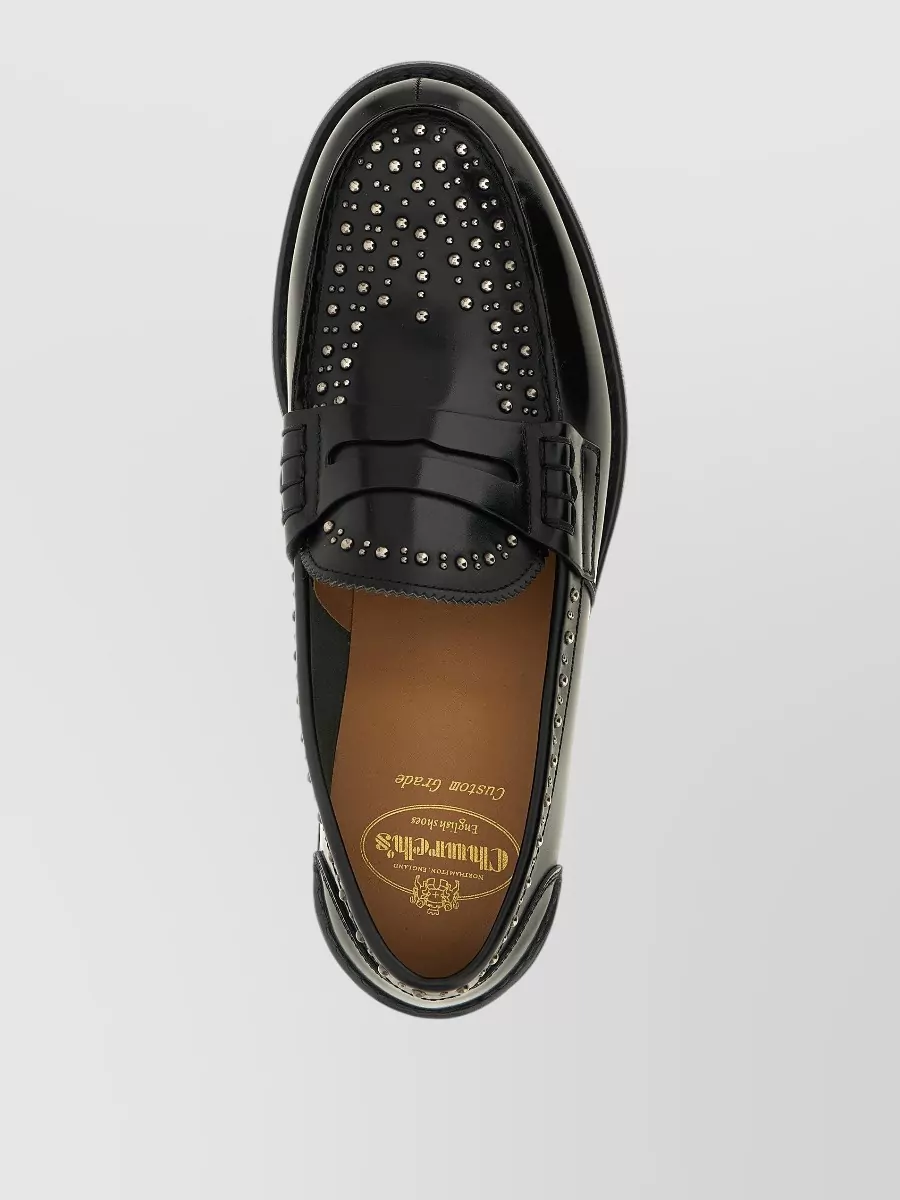 Church's Leather Studded Loafers