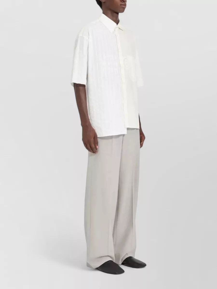 Mm6 Maison Margiela Short Sleeve Shirt Chest Pocket Panels
