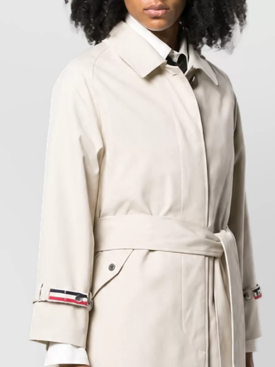Thom Browne Waterproof Belted Trench Coat