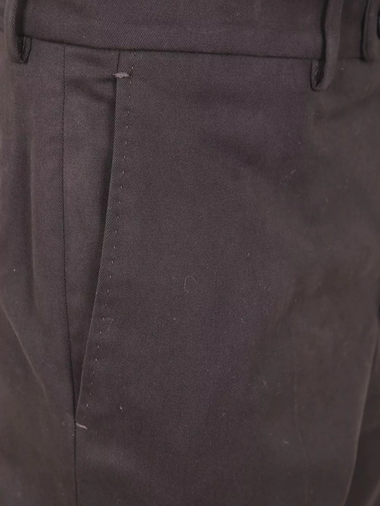 Incotex Slim Fit Chino Trousers Side Pockets In Brown