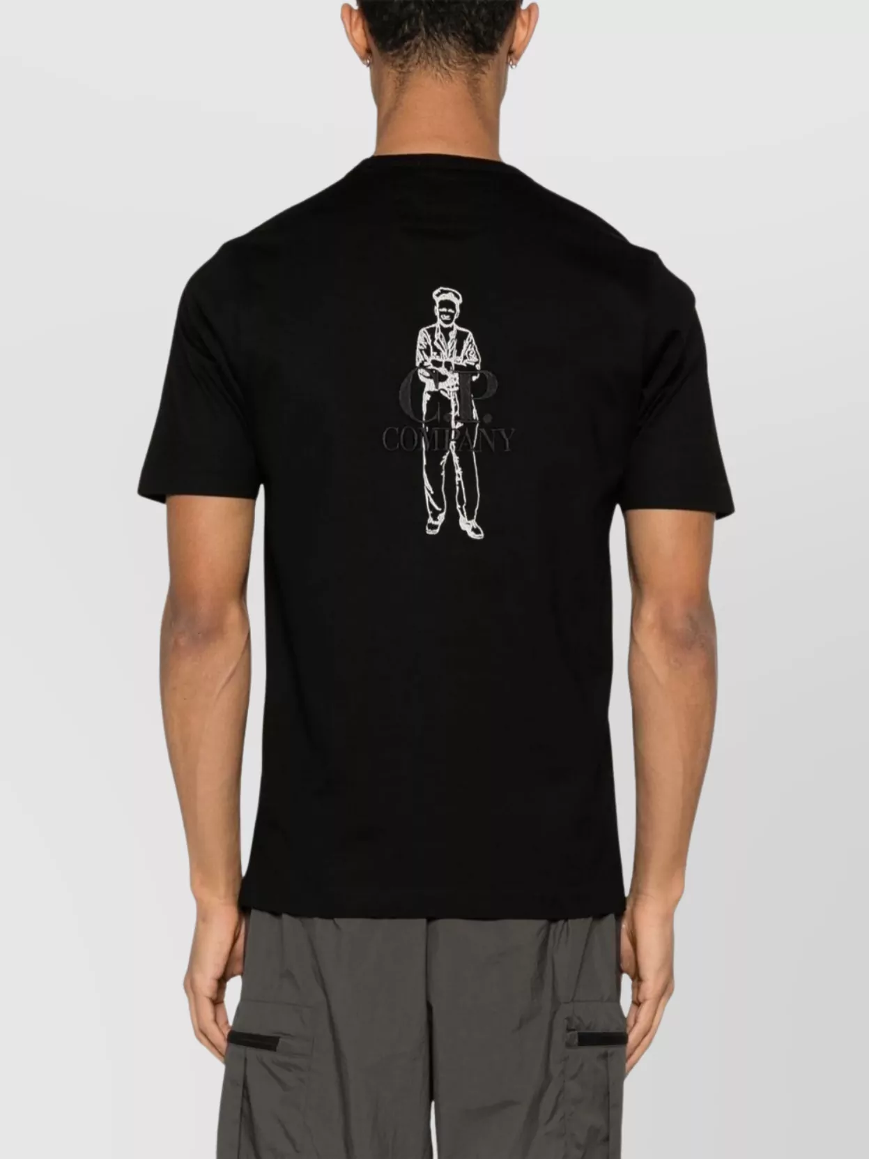 C.p. Company Crew Neck Graphic Print T-Shirt