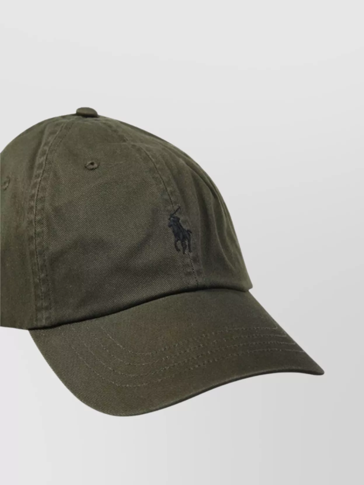 Ralph Lauren Sporty Cap With Curved Brim And Ventilation