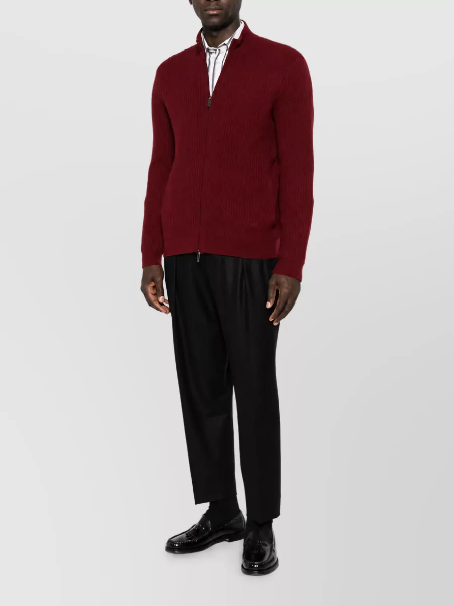 Emporio Armani wool zip-up jacket