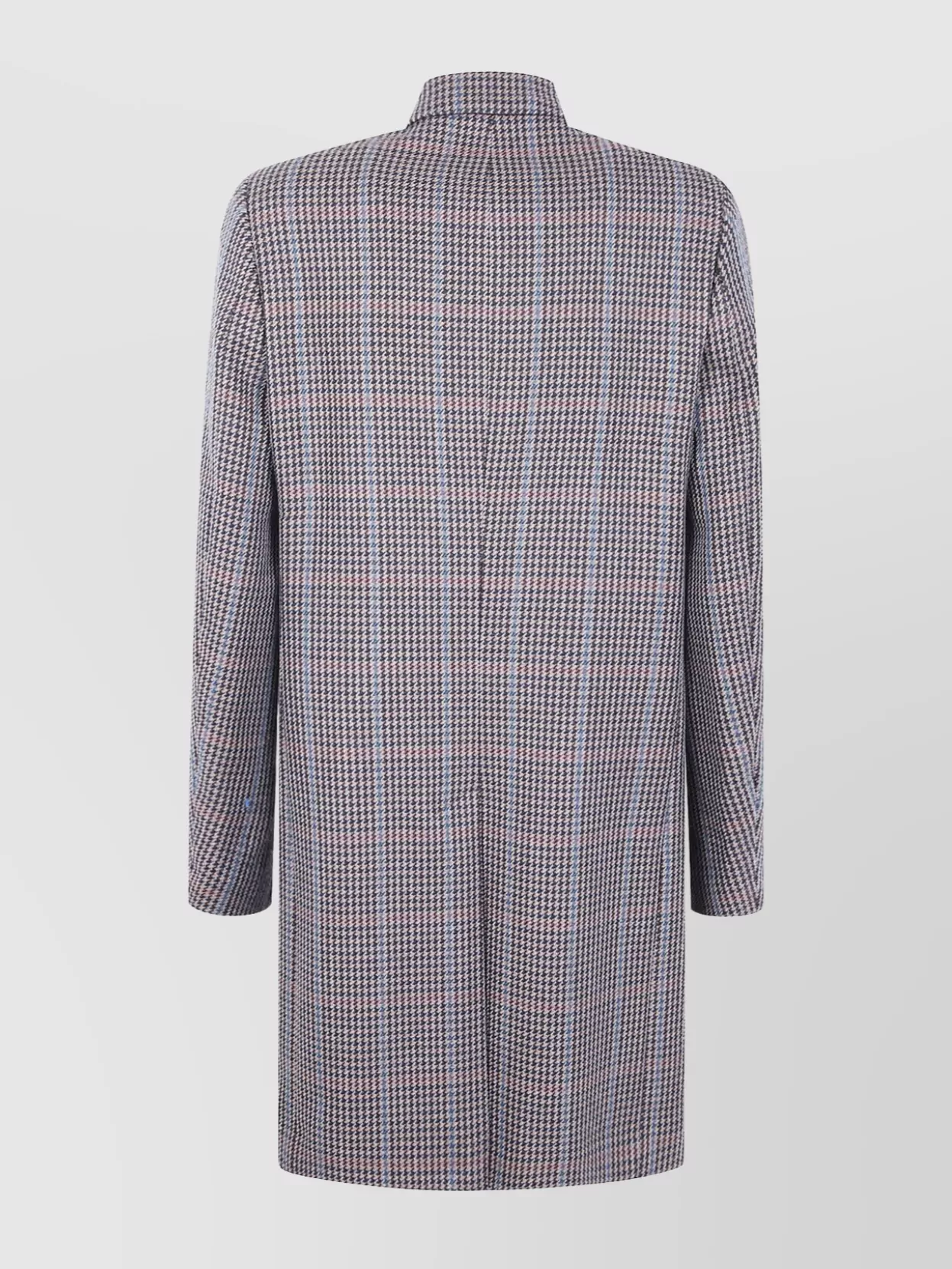 Paul Smith Men's Long Sleeve Double Breasted Overcoat In Purple