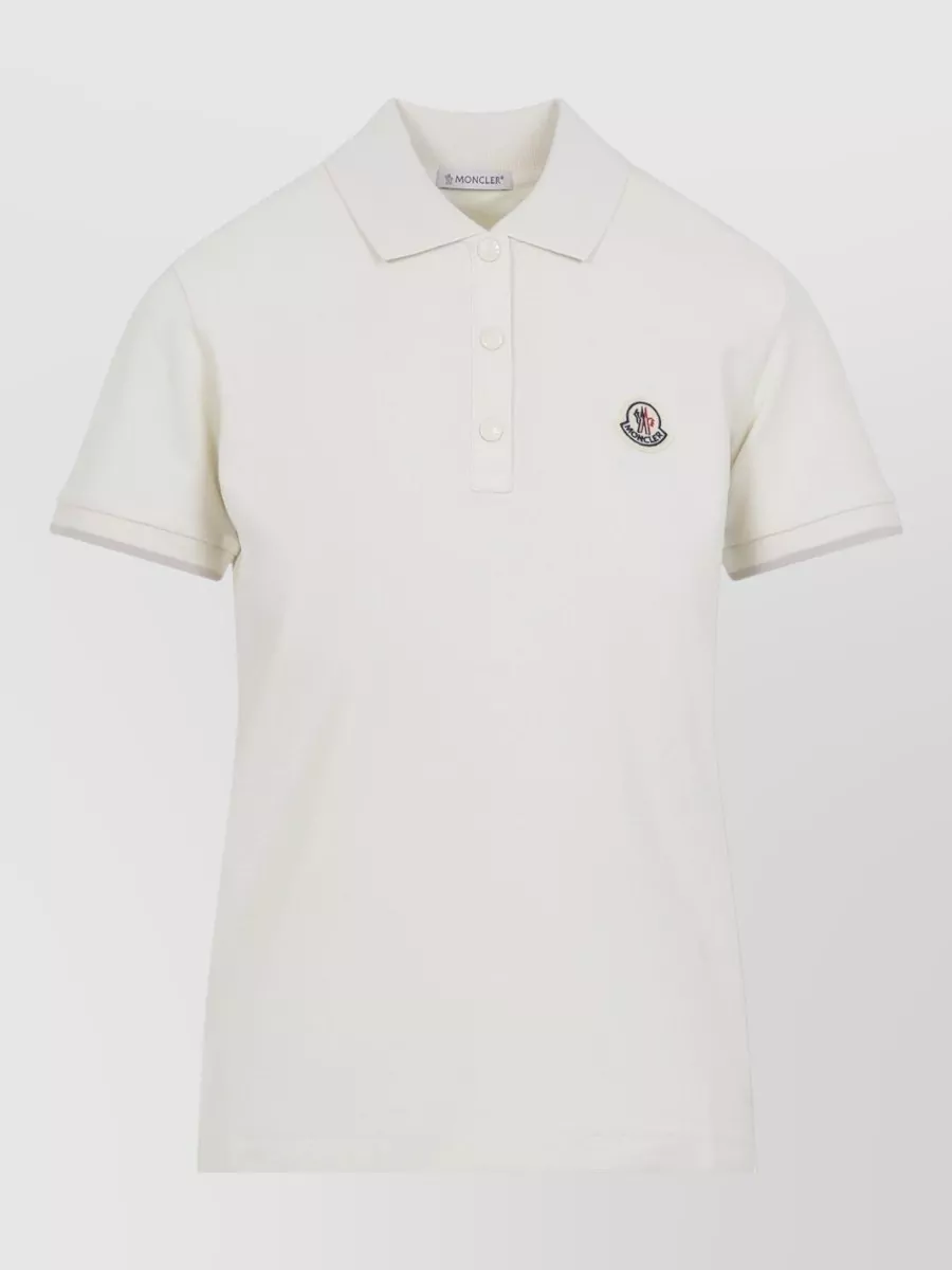 Moncler Short Sleeves Polo Shirt Structured Collar