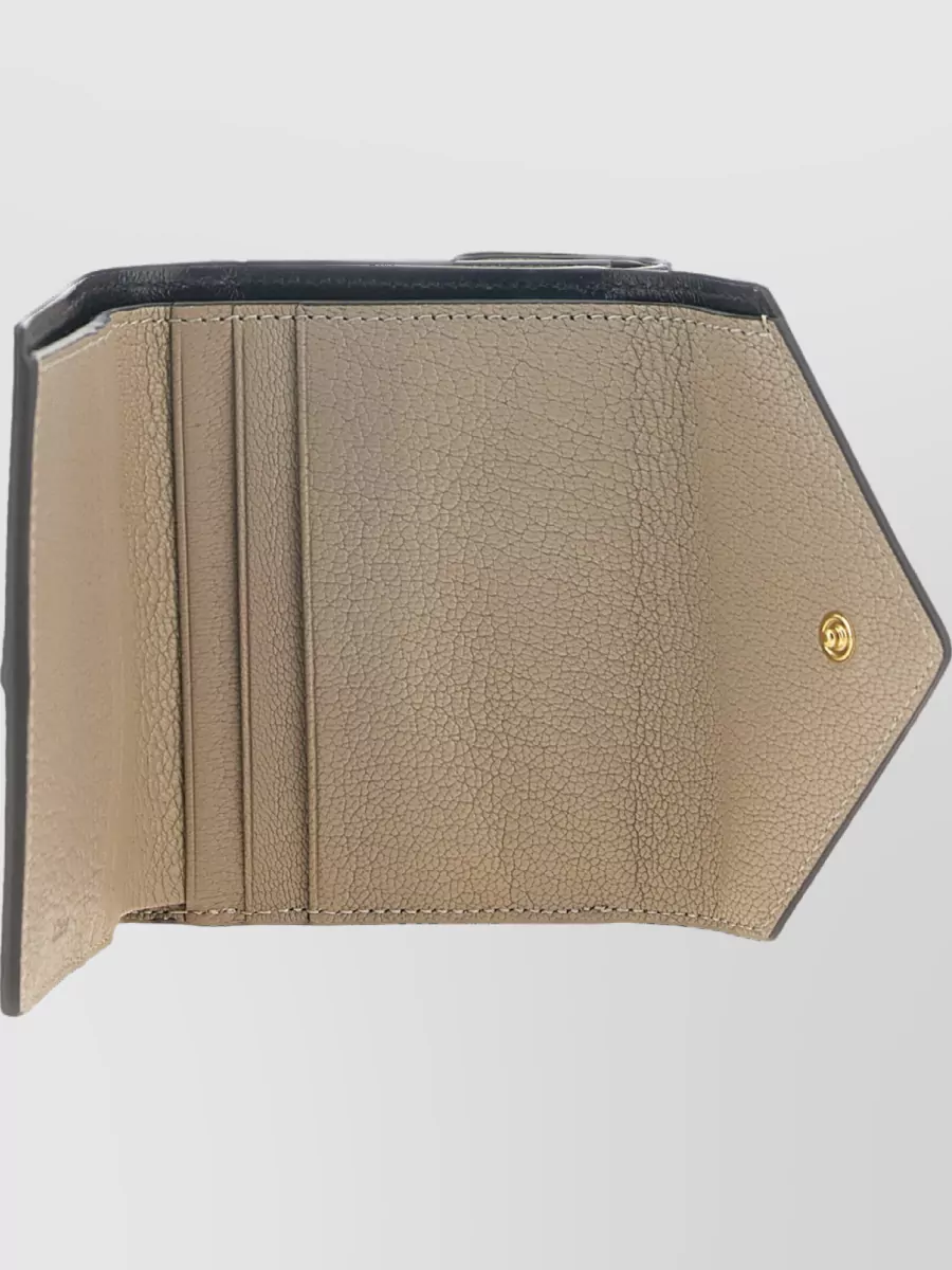 Chloé Leather Envelope Tri-Fold Wallet