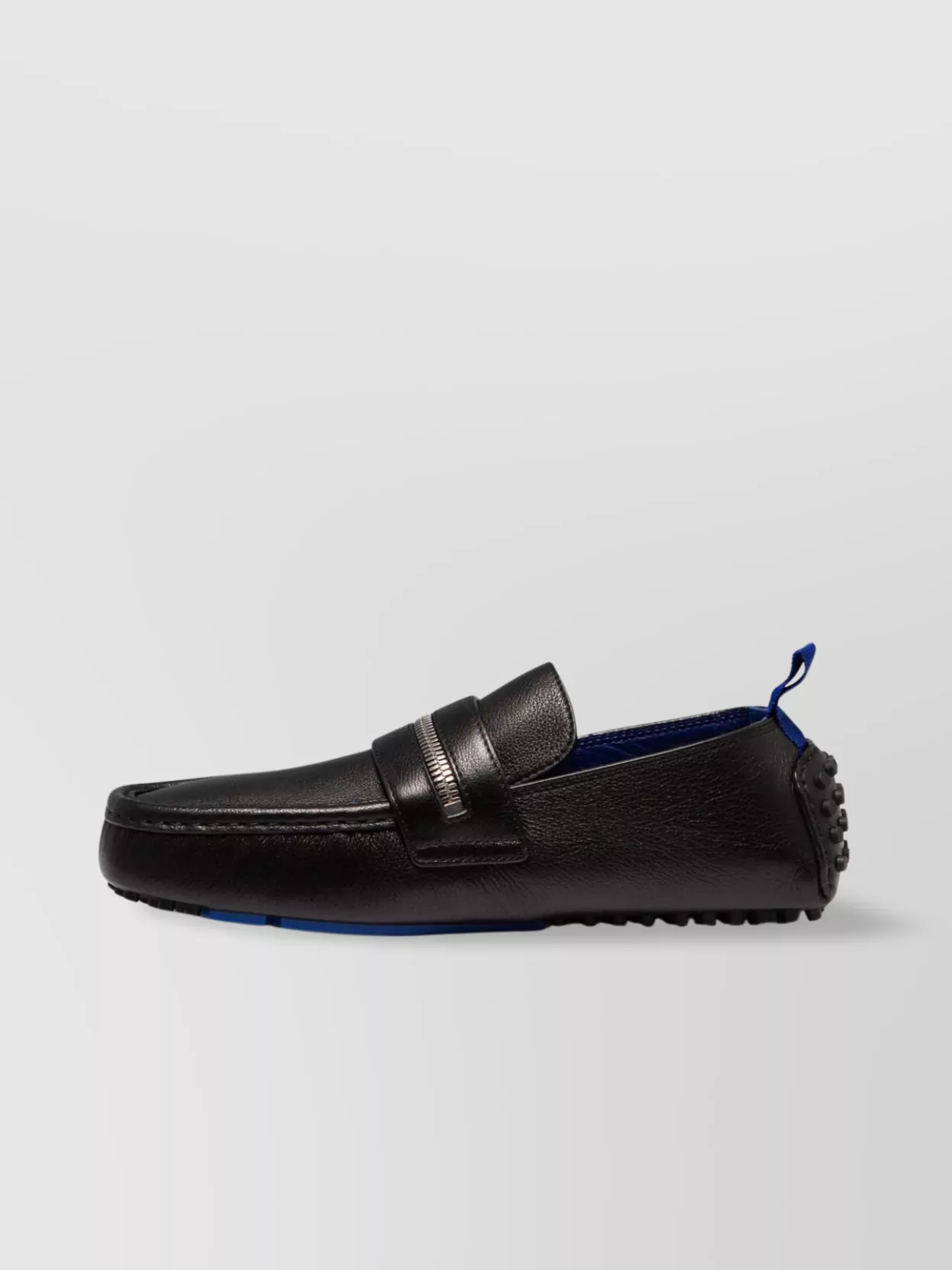Burberry Slip-Ons With Metal Hardware Detail