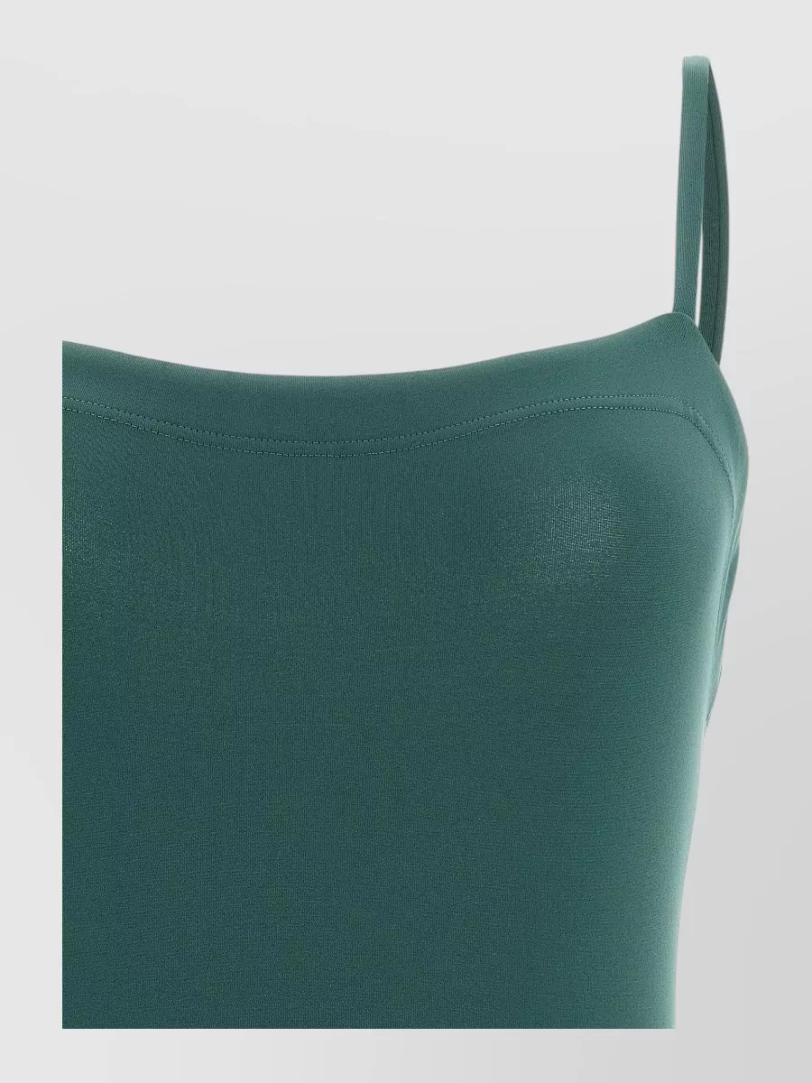 Eres microfiber straight neckline one-piece swimsuit