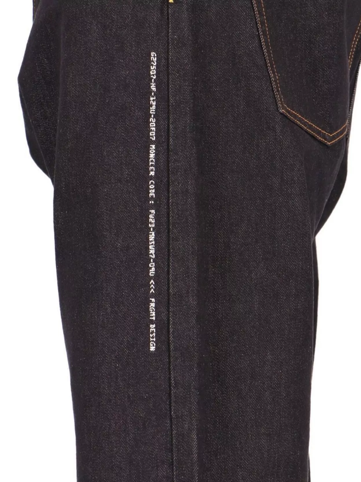 Moncler Genius Straight Stitched Trousers With Pockets And Loops