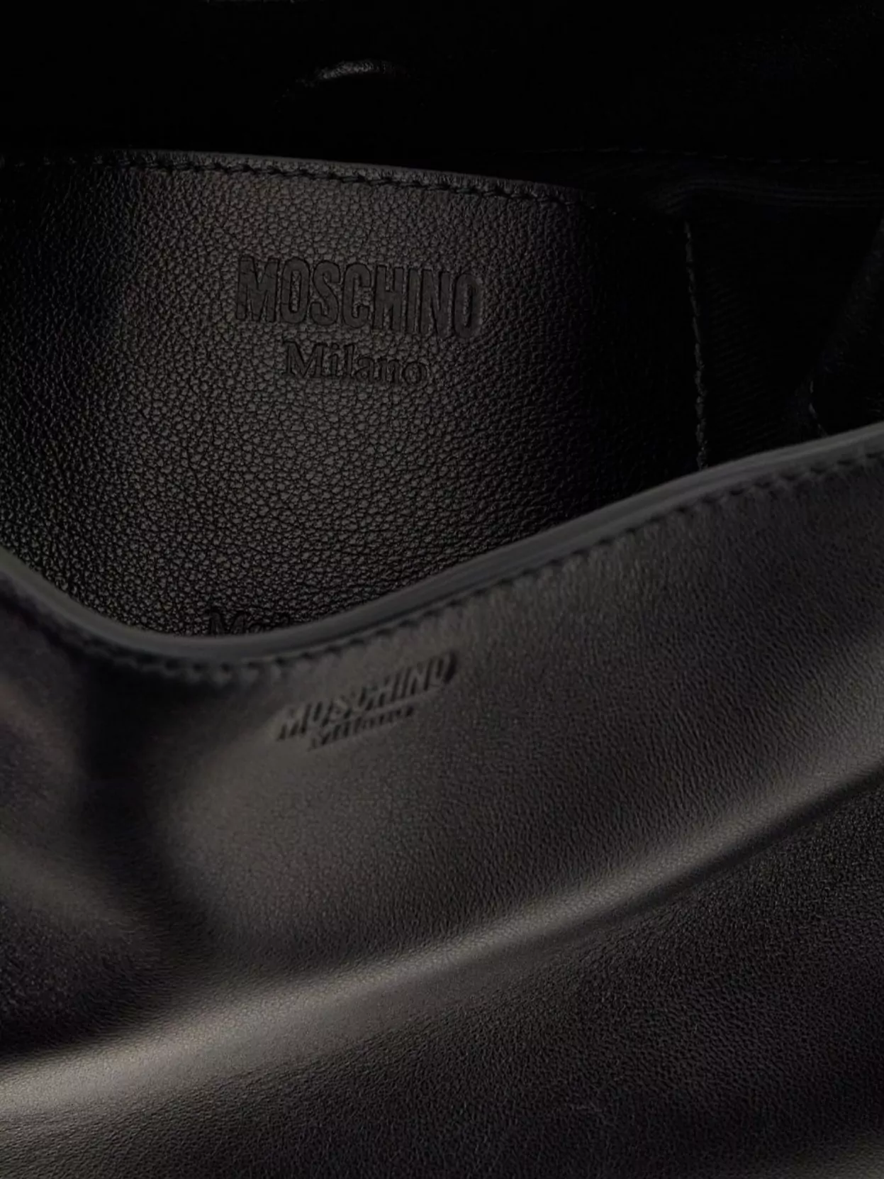 Moschino Small Smooth Finish Shoulder Bag