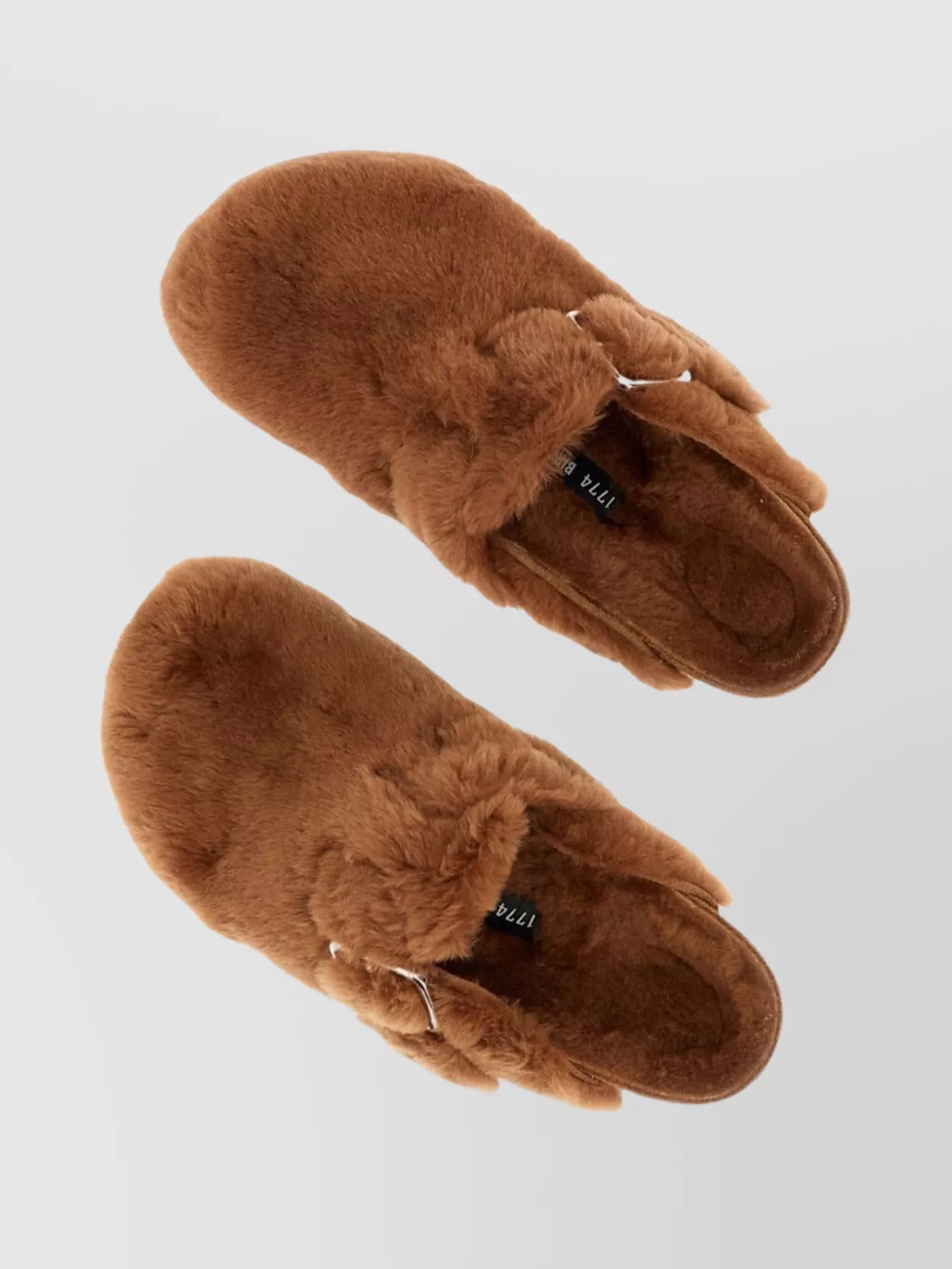 Birkenstock Stylish Slippers With Buckle And Faux Fur