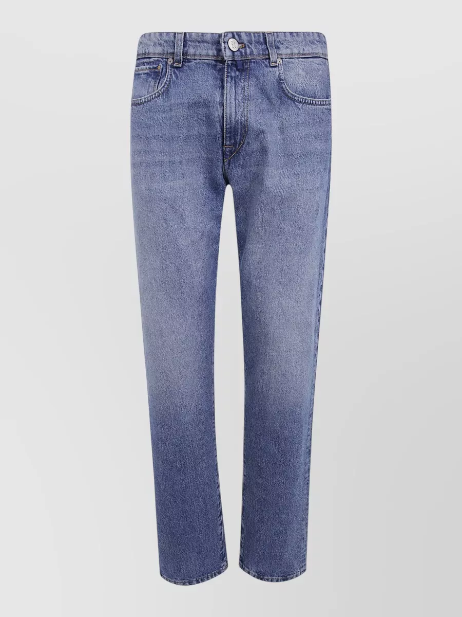 Incotex denim regular-fit straight-leg jeans