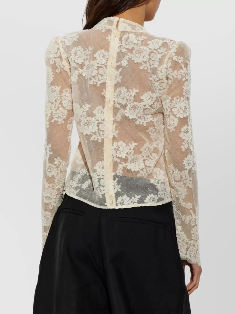 Self-Portrait Lace Blouse