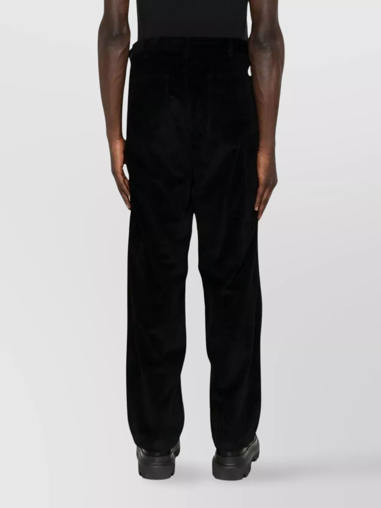 Moncler Corduroy Trousers With Pockets And Loops