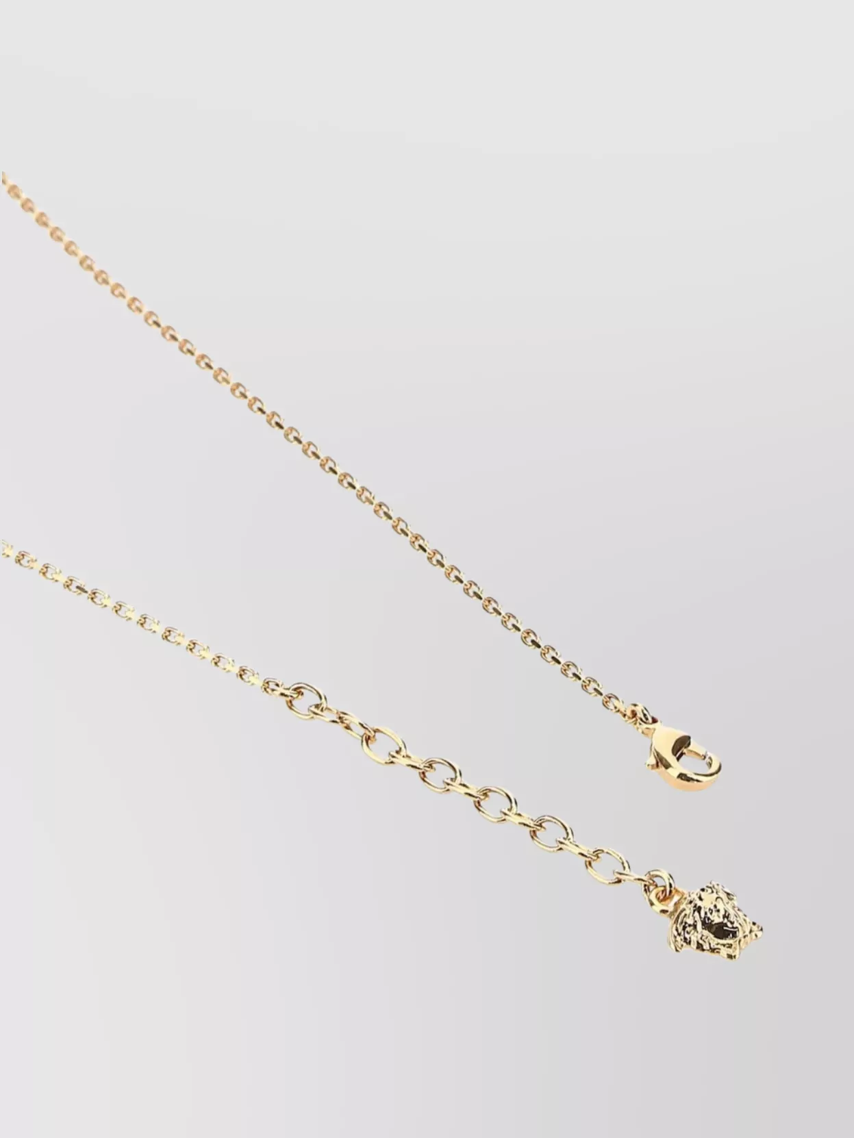 Versace Medusa Metal Chain Necklace With Pendant
